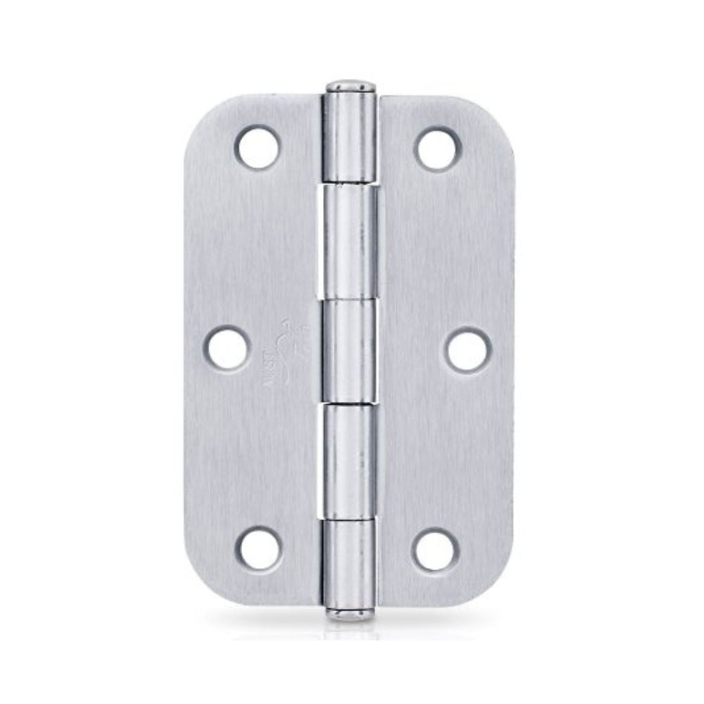 Trio Radius Hinge 89 x 73 x 2.0mm Loose Pin Satin Stainless Steel