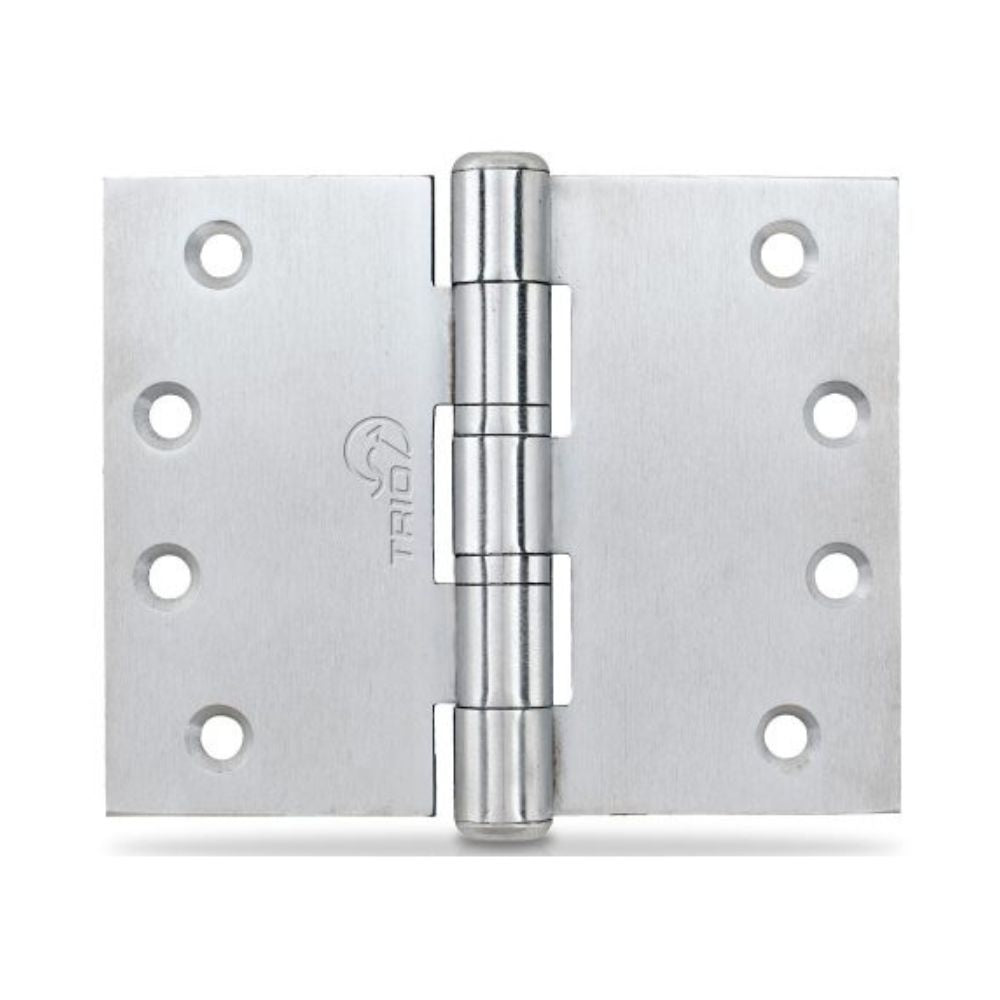 Trio Hinges Butt 100 x 125 x 3.2mm BT Fixed Pin Stainless Steel