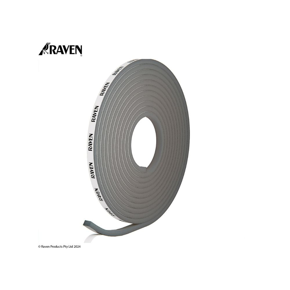 Raven RP14 - Seal Around Doors &amp; Windows Grey - 9 mt x 6 mm