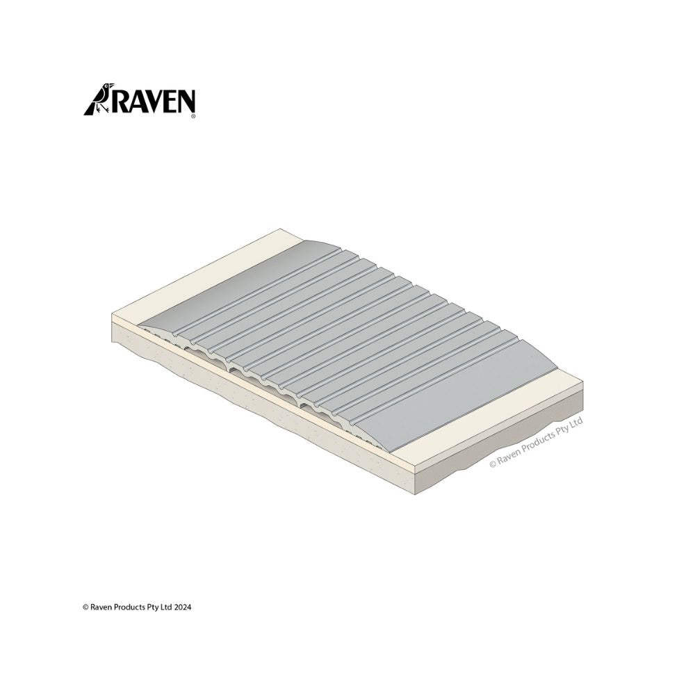 Raven RP137 Threshold Plate Clear Anodised 1000mm
