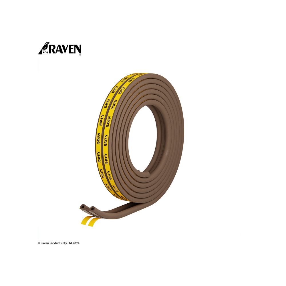 Raven RP48 - Door &amp; Window Weather Strip - Brown
