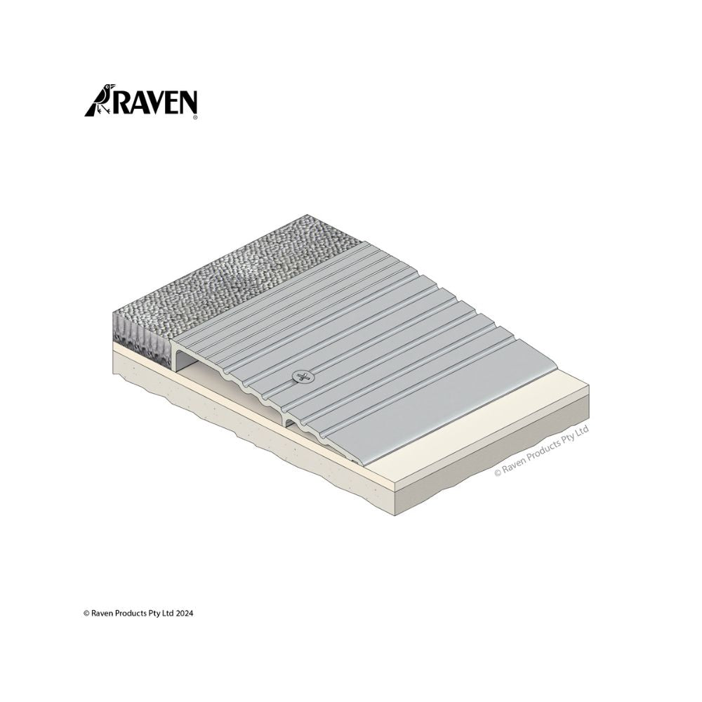 Raven RP77 Threshold Plates for Doorways and Flooring Applications, Durable Metal