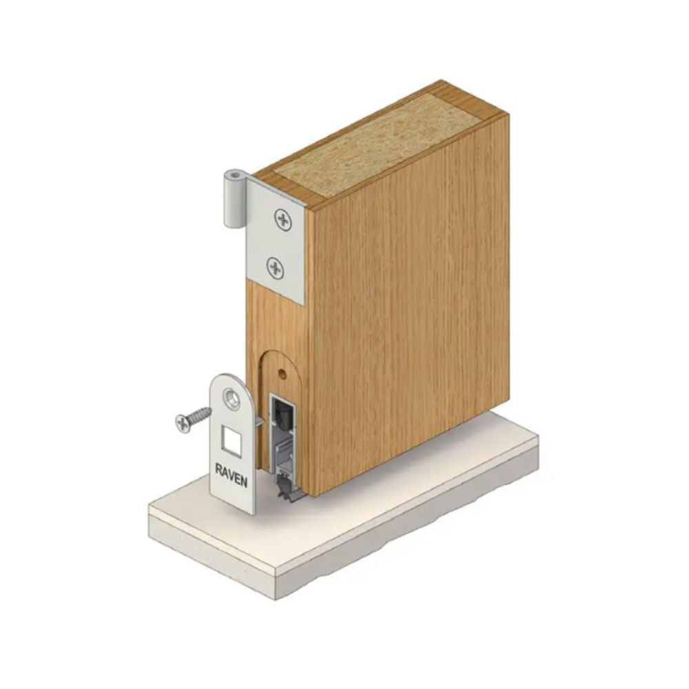 Raven RP8Si Automatic Door Bottom Seal Clear Anodised 920MM