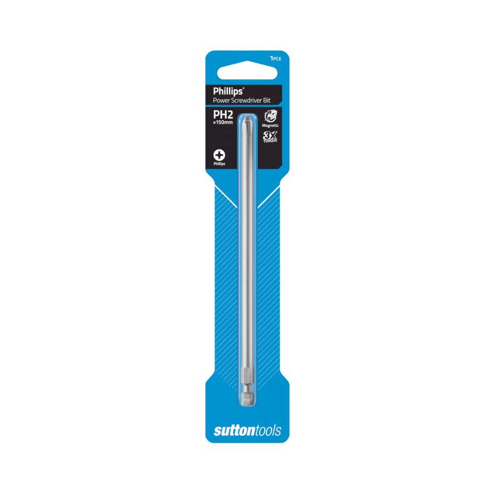 Sutton S104 Phillips Screwdriver Bit PH2 x 150mm