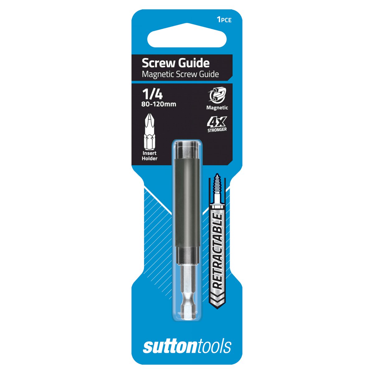 Sutton S130 Magnetic Screw Guide 1/4"x80-120mm