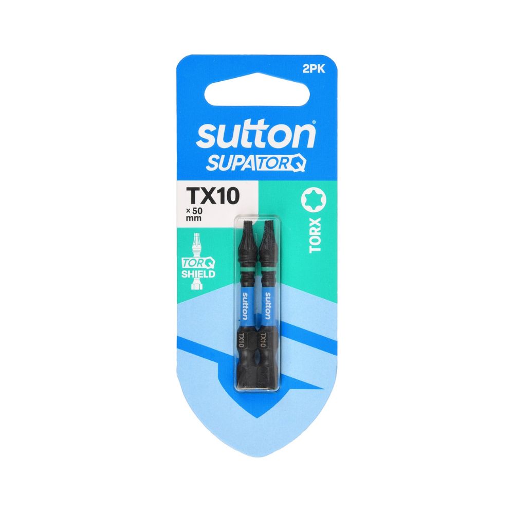Sutton Screwdriver Bit S212 Supatorq Torx 50mm 2 Pack Set