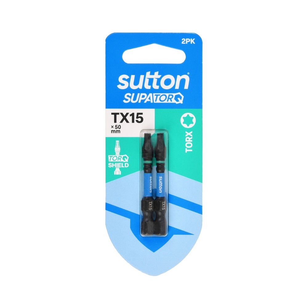 Sutton Screwdriver Bit S212 Supatorq Torx 50mm 2 Pack Set