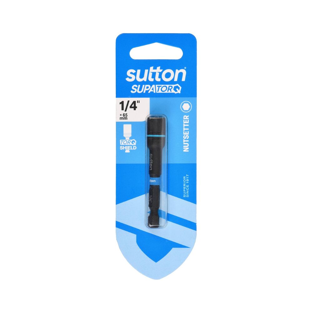 Sutton Nutsetter Bit S230 Supatorq Magnetic 65mm 1/4, 5/16 &amp; 3/8 Inch 1 Pack