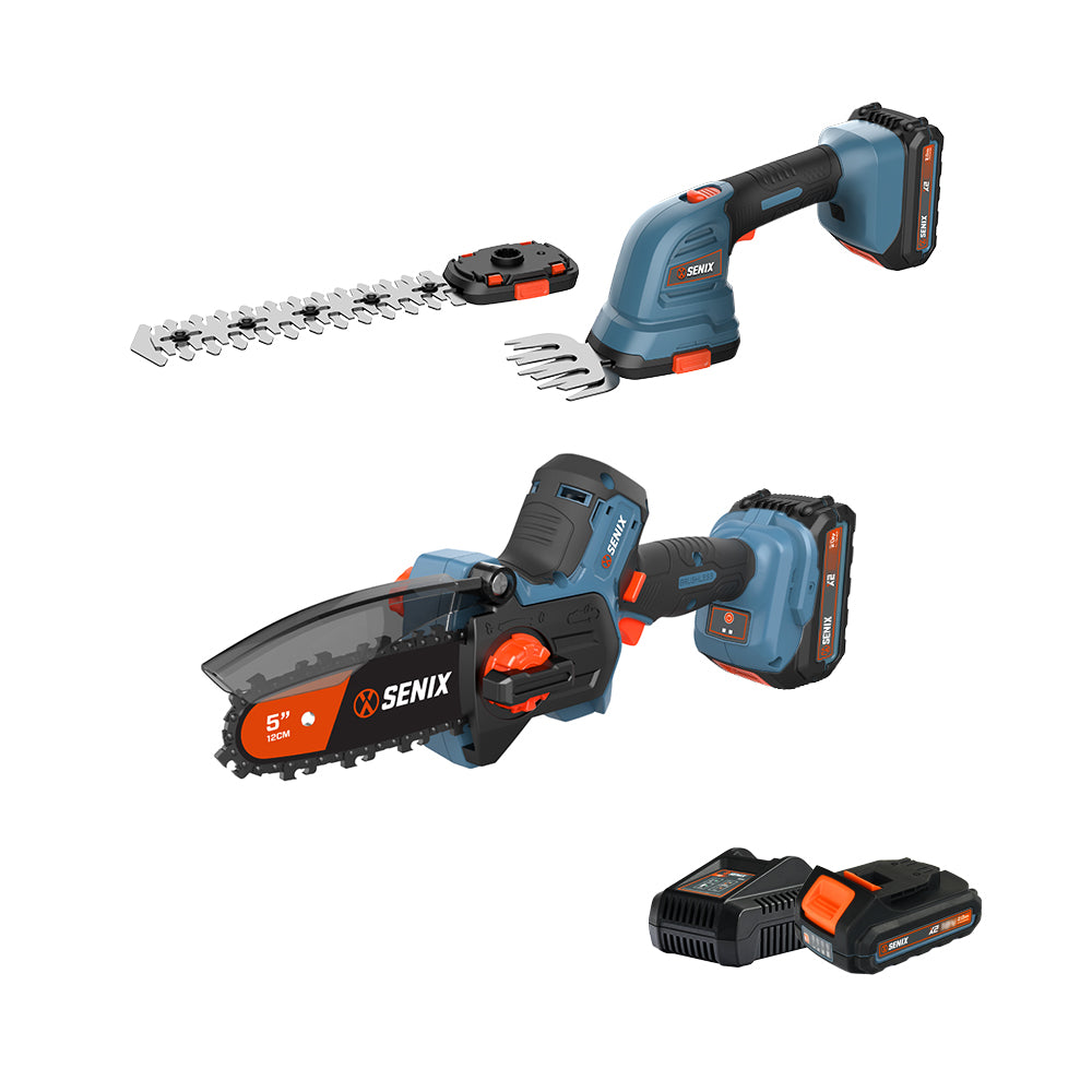 SENIX X2 18V 2 Piece OPE Combo Kit 6A