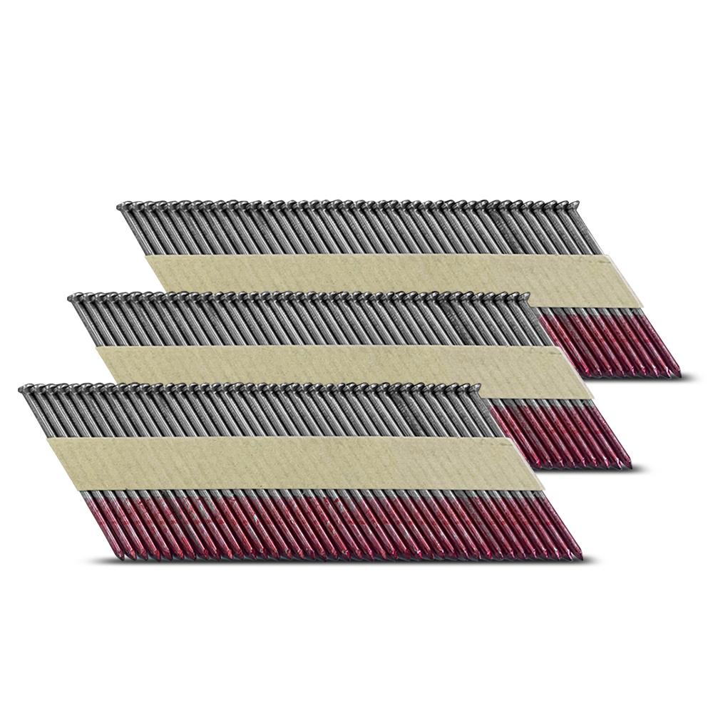 Air BPD S30675B 75mm x 3.06mm 34º Smooth Shank Bright Strip Framing Nail - Box of 3000