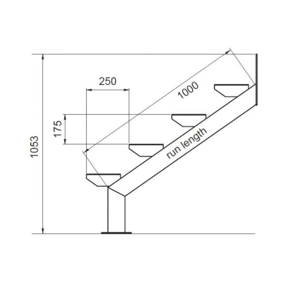Metal Stringer for Multi-Set and Step Configurations in Various Setups
