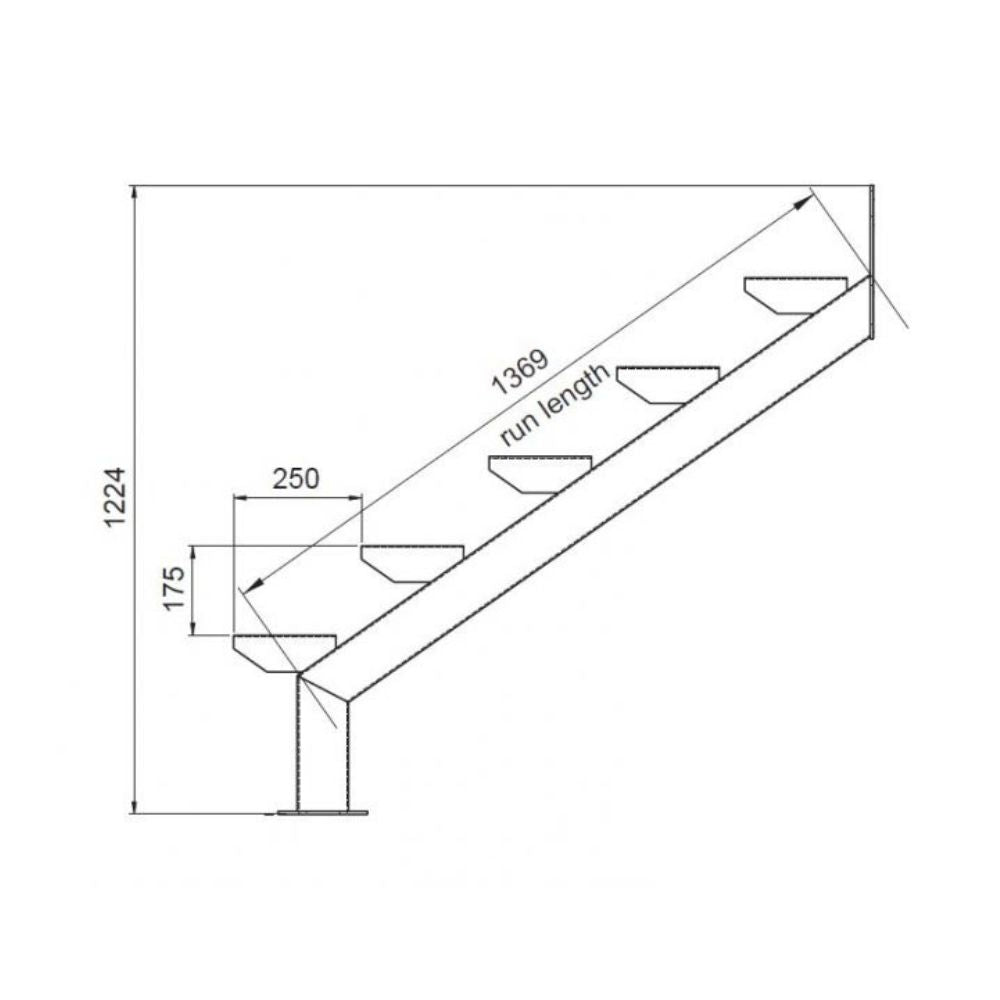 Metal Stringer for Multi-Set and Step Configurations in Various Setups