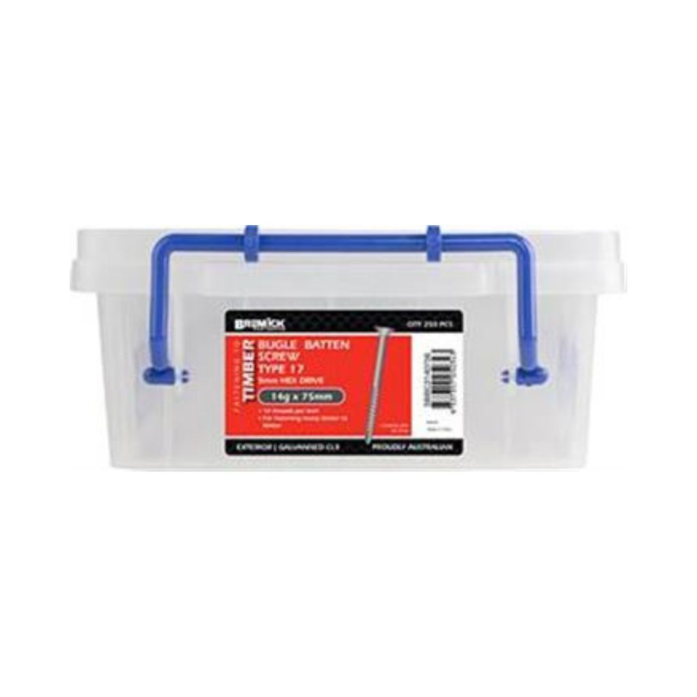 Bremick Screws Batten Galvanised 14g - (Various Sizes)