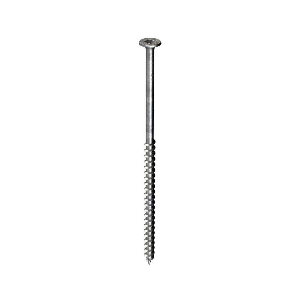 Bremick Screw Treated Pine Galvanised Square Drive 10gx125mm - 500 Pack