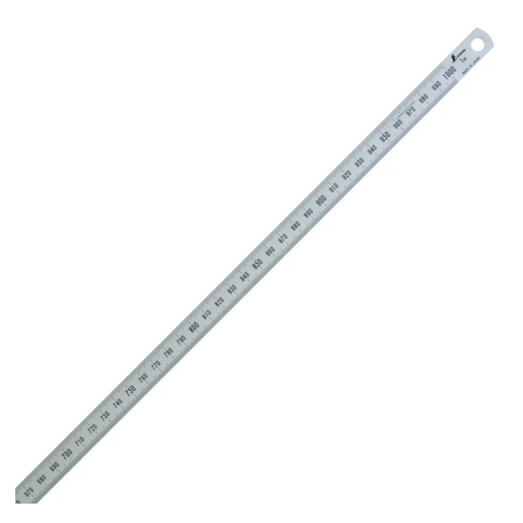 Shinwa Flexible Stainless Steel Ruler suits Curves 100cm