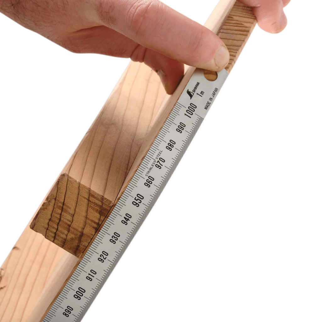 Shinwa Flexible Stainless Steel Ruler suits Curves 100cm