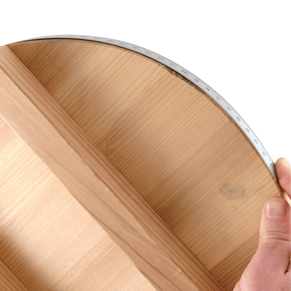 Shinwa Flexible Stainless Steel Ruler suits Curves 100cm