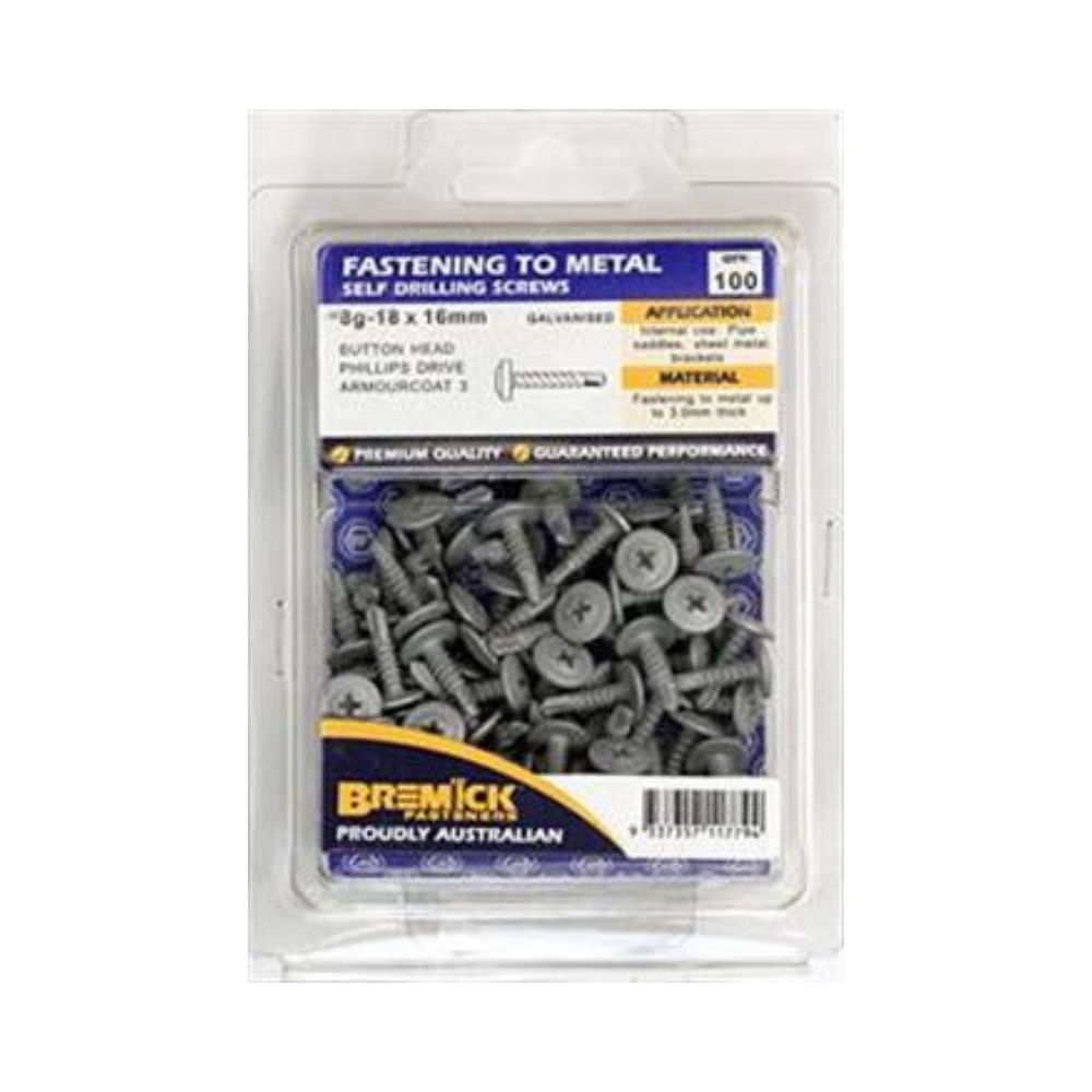 Bremick Screw Butt Metal C3 - 8G (Various Sizes)