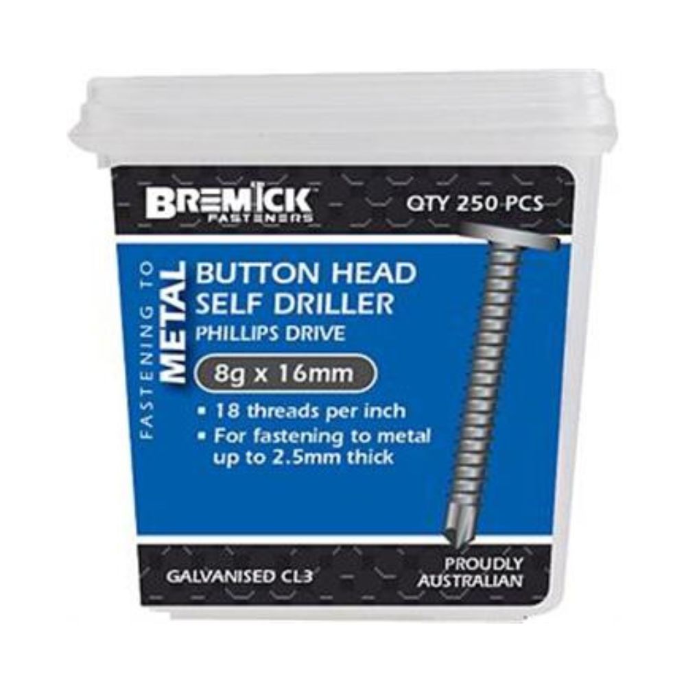 Bremick Screw Butt Metal C3 - 8G (Various Sizes)