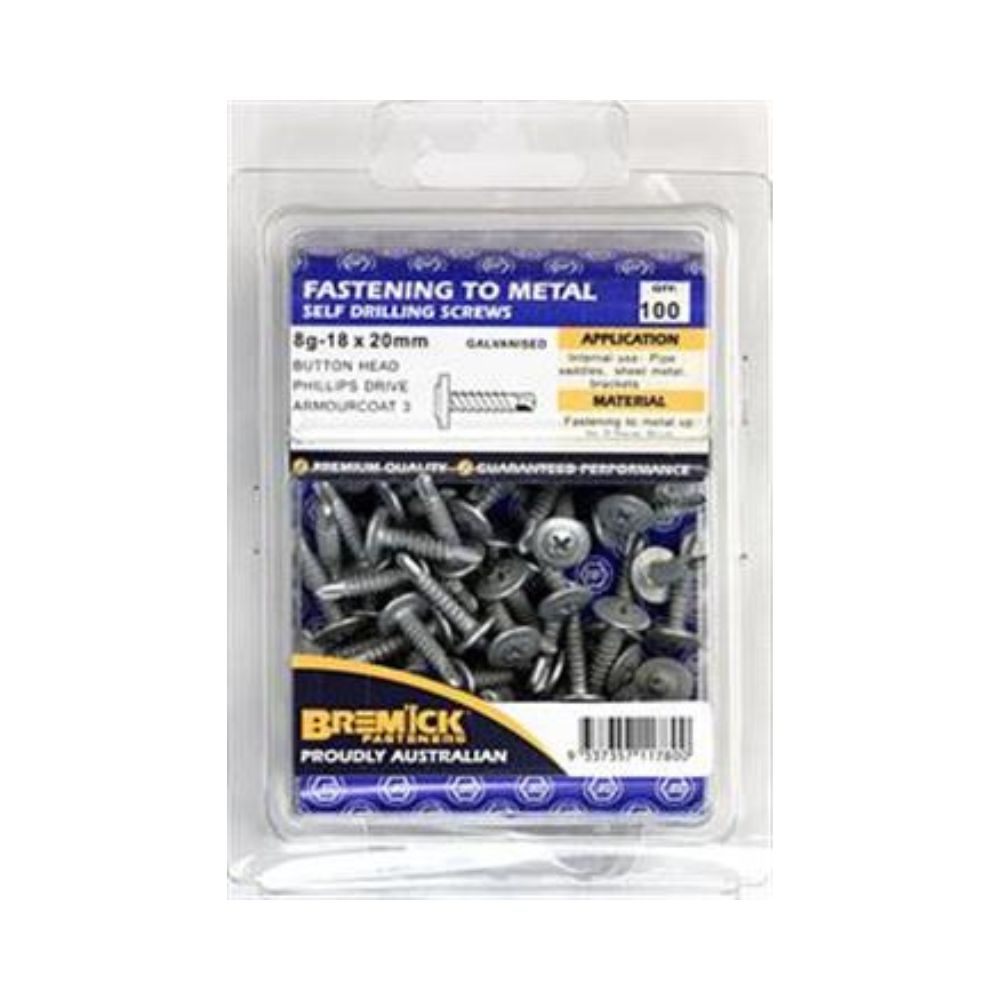 Bremick Screw Butt Metal C3 - 8G (Various Sizes)