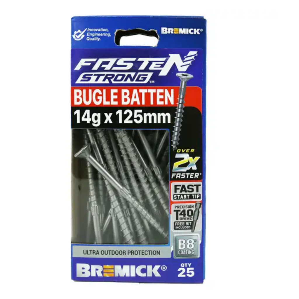 Bremick Bugle Batten Fasten Strong 14-7 B8 T40 25Pack