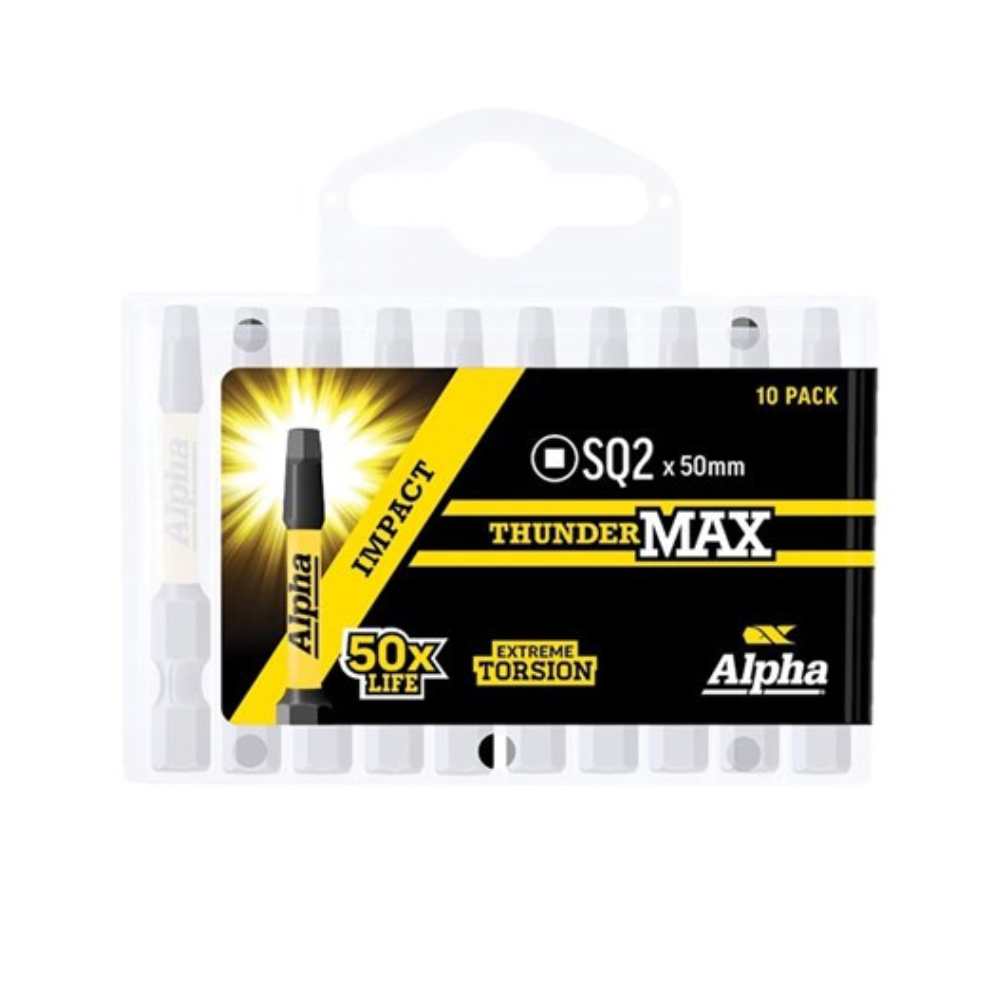 Alpha ThunderMax Impact Power Bit 50mm &amp; 100mm - SQ3