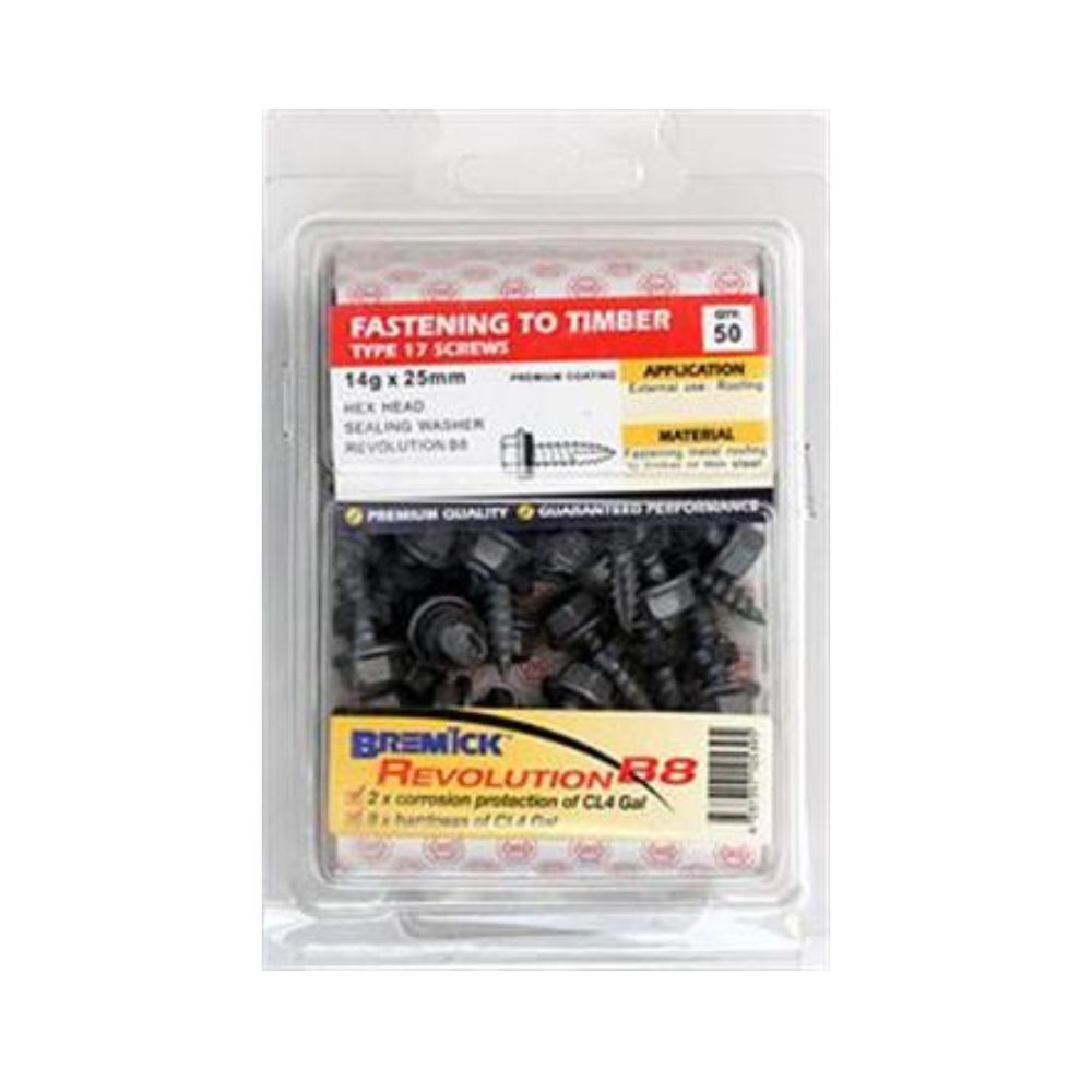 Bremick Screw Hex T17 B8 SL - (Various Sizes)