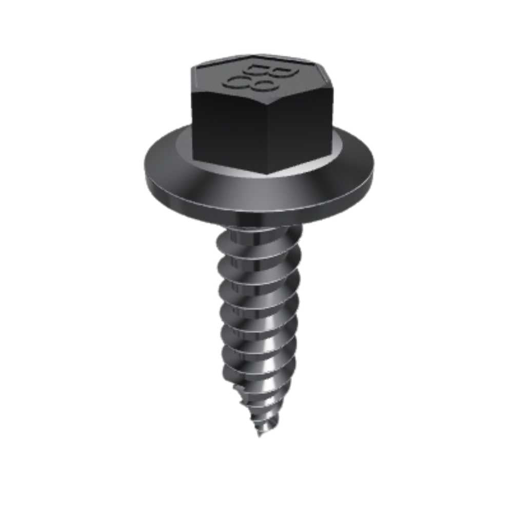 Bremick Screw Hex Head B8 Coating Plain without Seal. Pack of 500