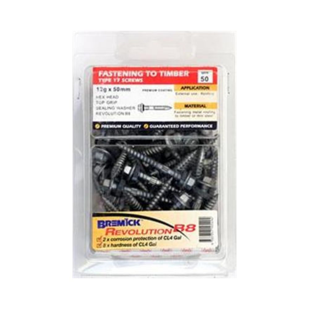 Bremick Screw Hex T17 B8 SL - (Various Sizes)