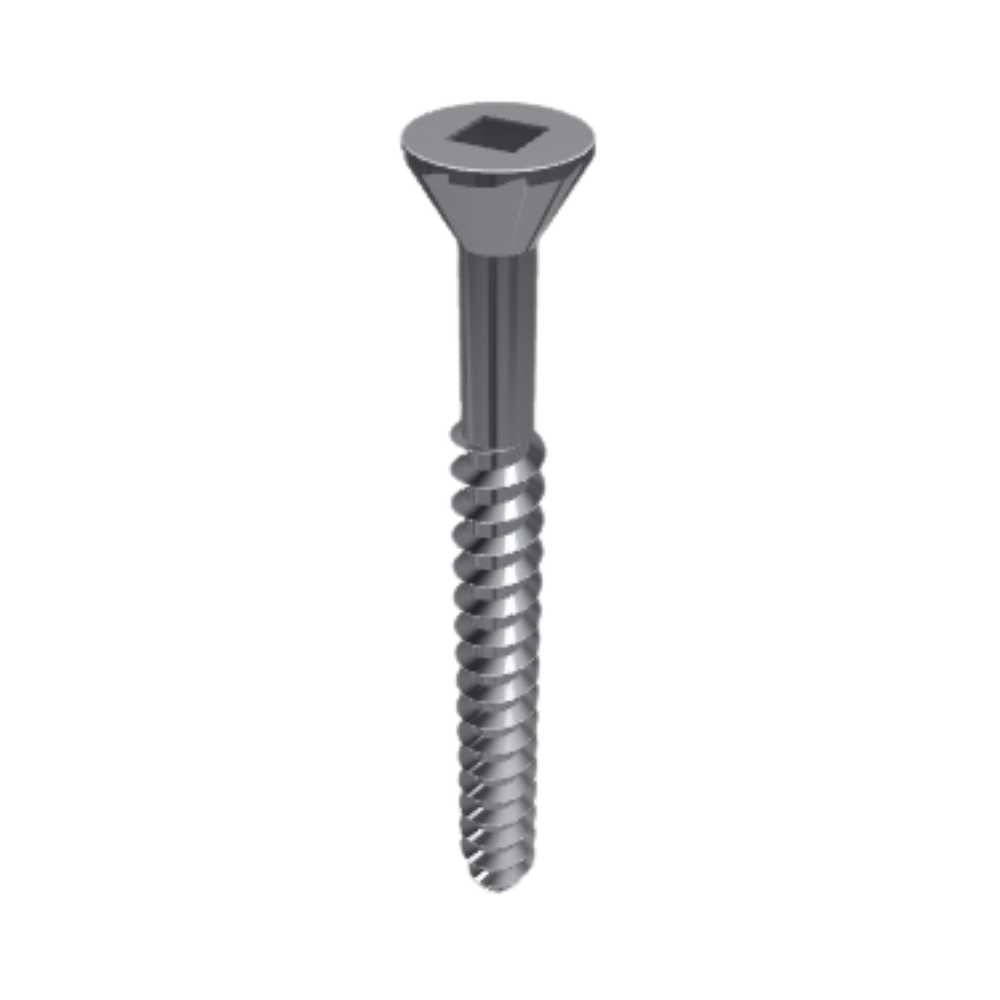 Bremick Type 17 Screw 10 X 50mm Countersunk Ribbed Head Stainless 316 - Pack of 500