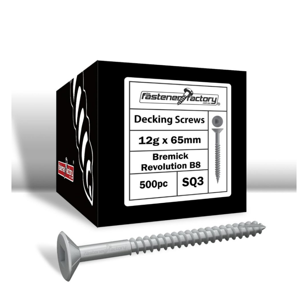 Bremick™ Decking Screw B8™ 12G X 65MM 500 Screws