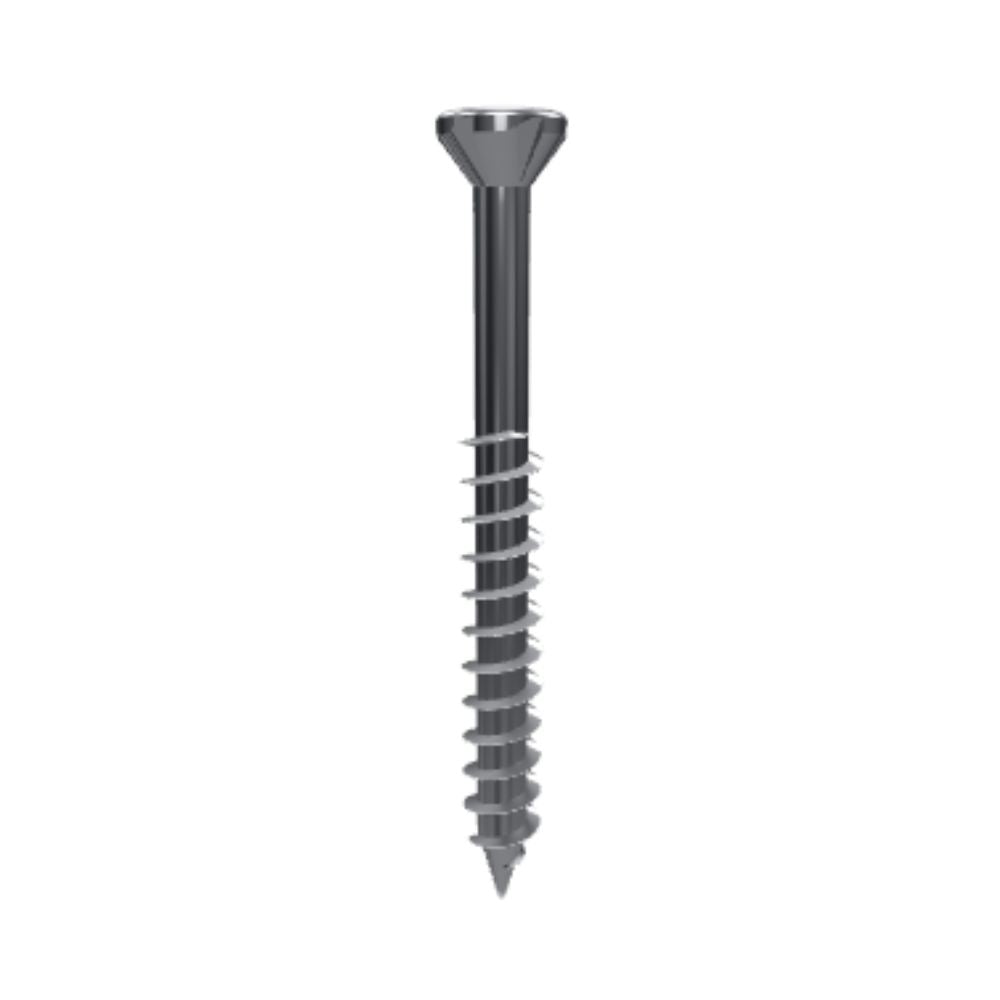 Bremick Screw C/sunk Ribbed for Decking T17 304 Trim Head 8g x 50mm - 500 Pack