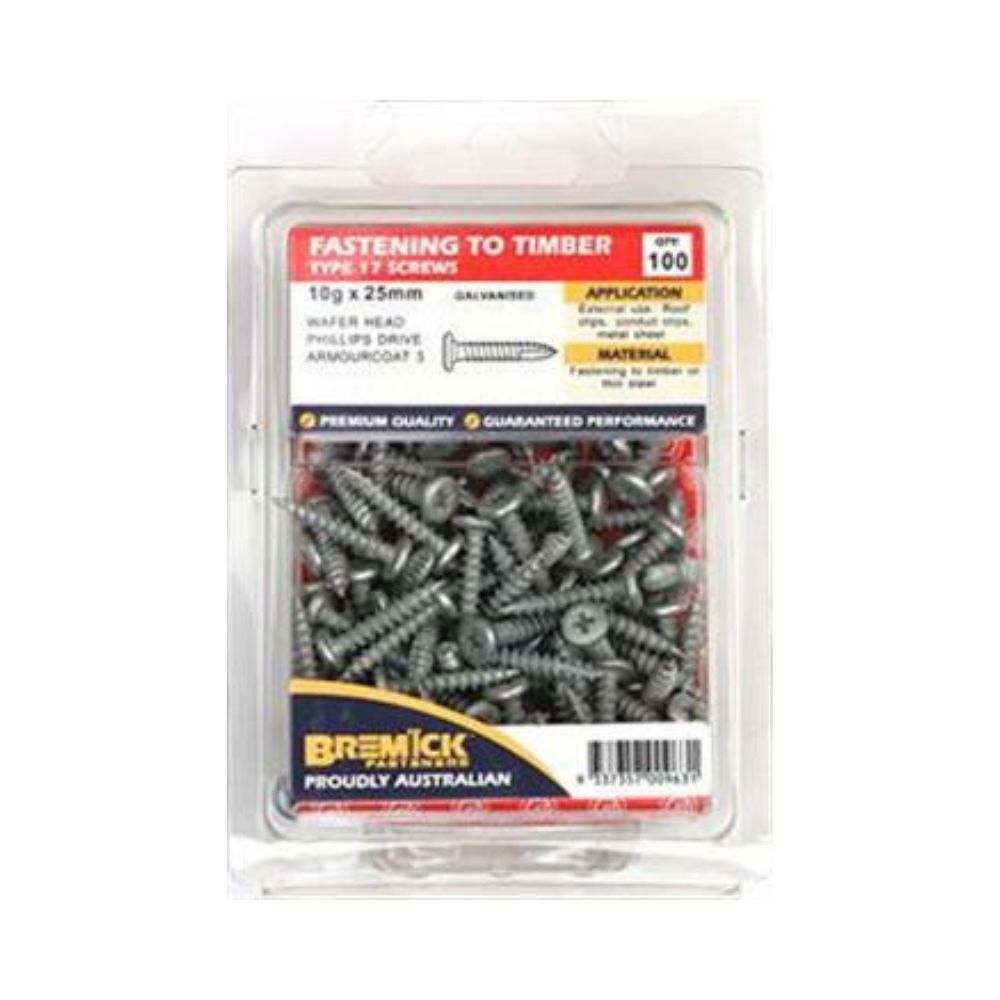 Bremick Screw Wafer T17 C3 10g - 25, 35, &amp; 45mm