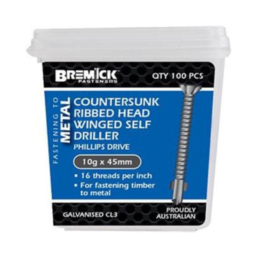 Bremick Screw Wing C3 - 6g, 8g, and 10g (Various Sizes)