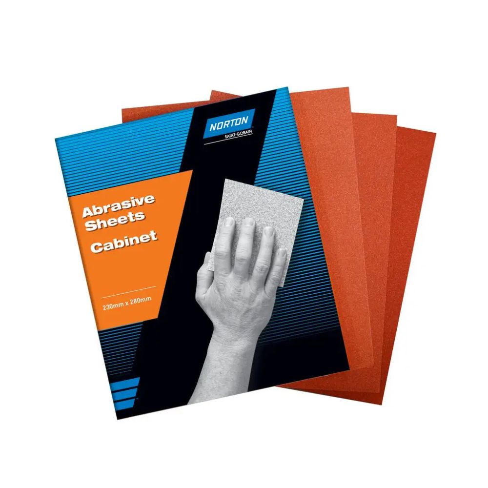 Norton Cabinet Sand Paper Sheets 230 x 280mm Various Grits