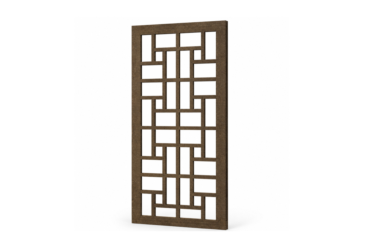 Cairo Decorative Privacy Screen- Raw Finish