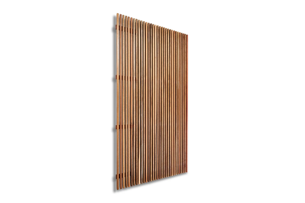 Merbau Batten Standard Screens 18mm Gap Oiled