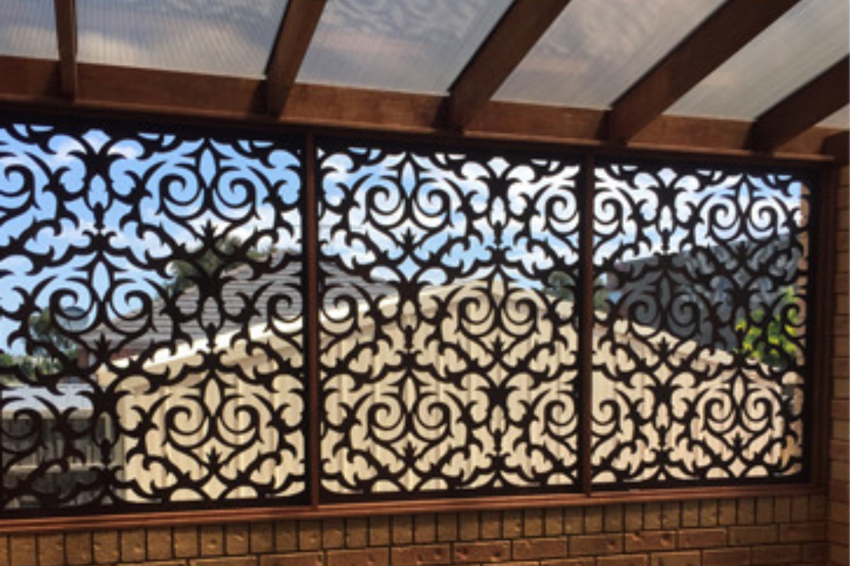 Morocco Decorative Screen - Raw Finish