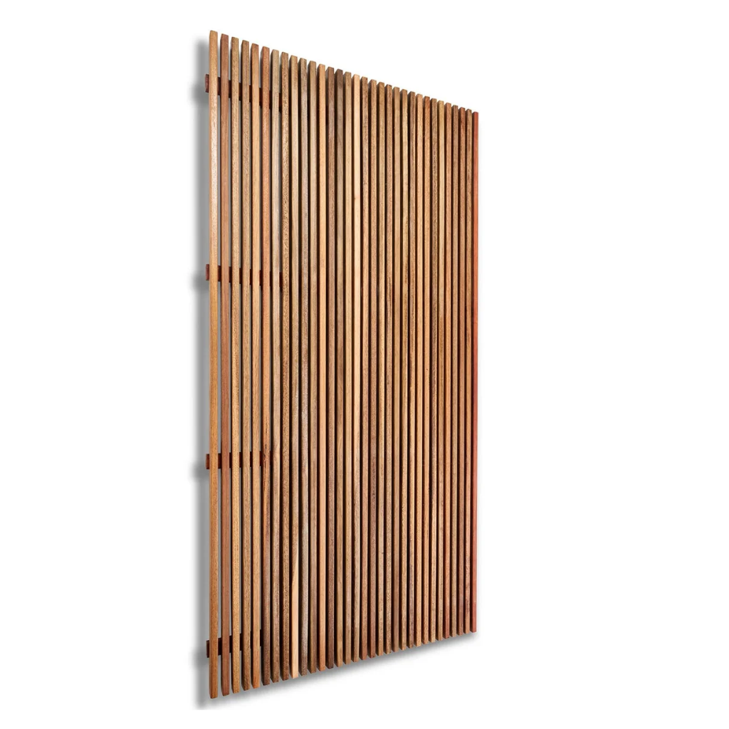 Spotted Gum Noosa 8mm Gap Pool Screens Raw Finish