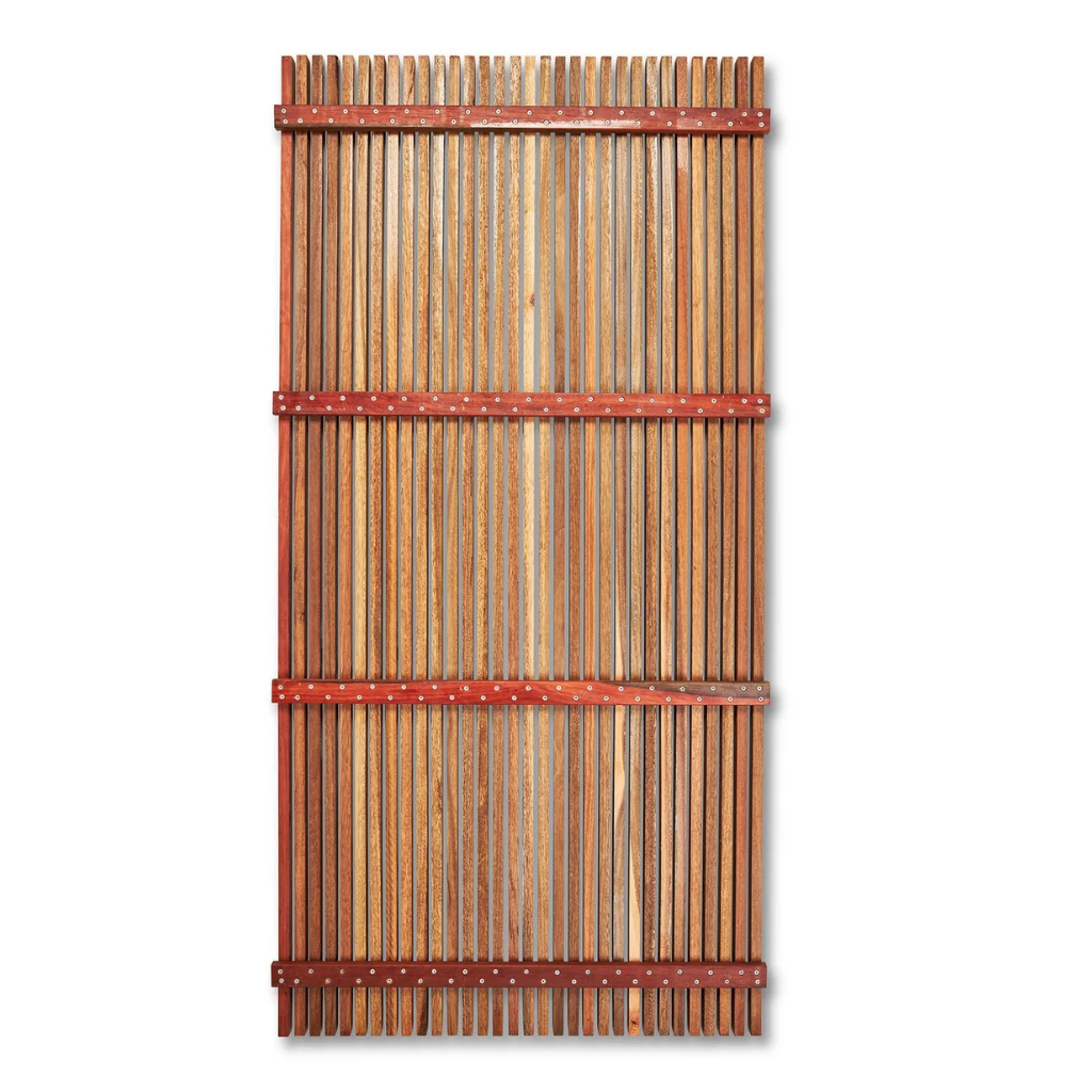 Spotted Gum Noosa 8mm Gap Pool Screens Raw Finish
