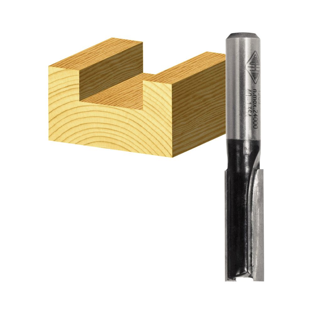 Carbitool Two Flute Carbide Tipped Cutting Tool for Routing and Milling Applications