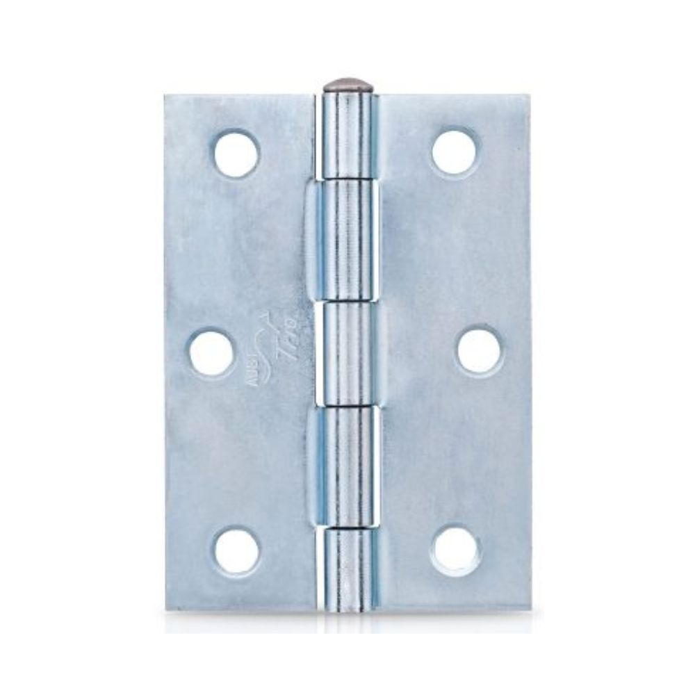 Trio Butt Hinge Loose Pin and Fixed Pin 85x60x1.6mm Prime Coated and Metal Finishes