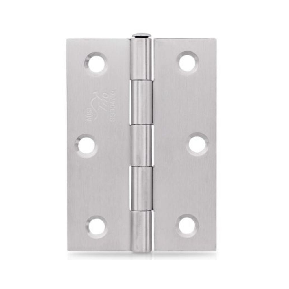Trio Butt Hinge Loose Pin and Fixed Pin 85x60x1.6mm Prime Coated and Metal Finishes