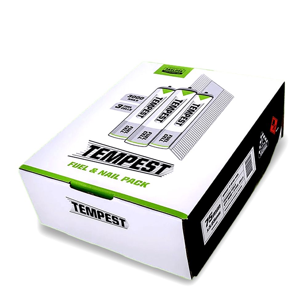 Paslode Tempest 75mm x 3.05mm Impluse Bright D Head Nail - 3000 Nails