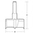 Carbitool Carbide Tipped Hinge Boring Drill 35.0 TCT 1/2 Inch Shank Bit, Right Hand