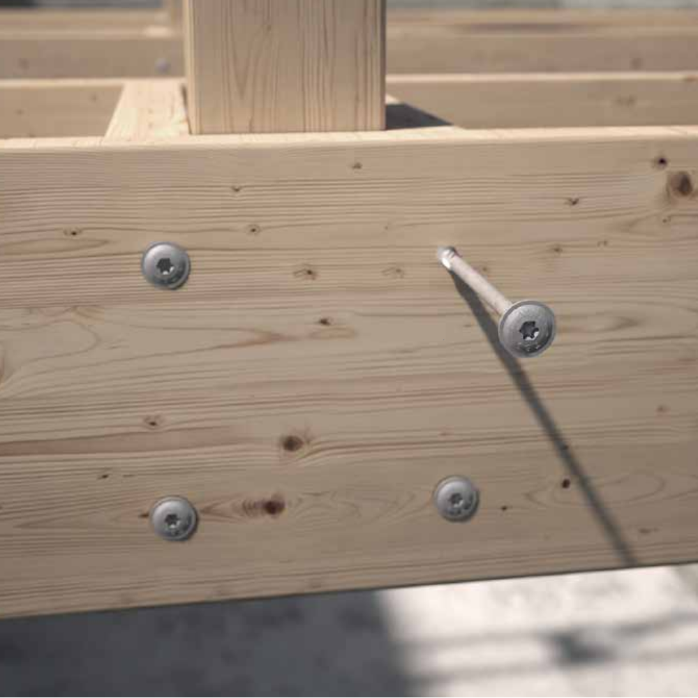 Holz TLL EVO Flange Head Screw for Timber 50pcs