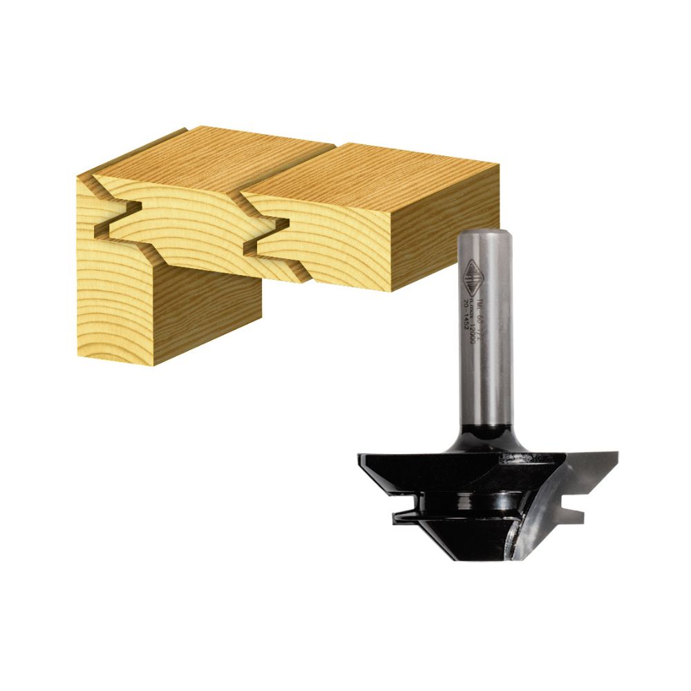 Carbitool 2 Flute Carbide Tipped Mitre Lock Bit 2.3/8 Inch Router Bit