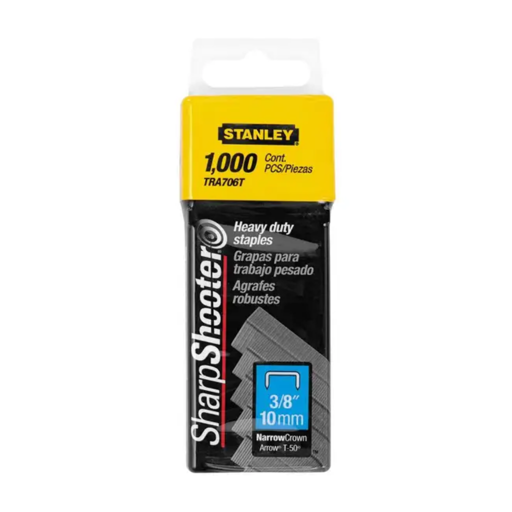 Stanley Heavy Duty Staples 10mm 1000pc