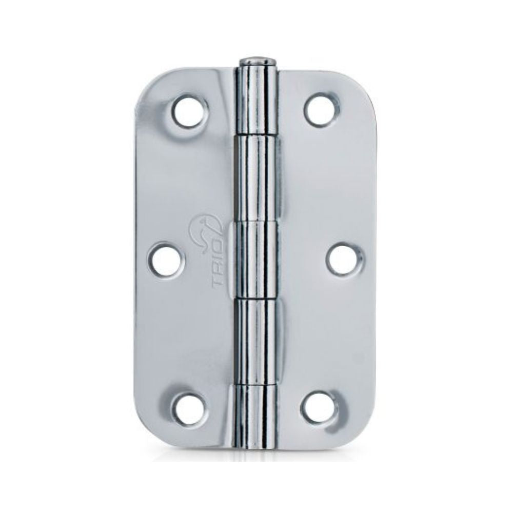Trio Butt Radius Loose Pin Satin Chrome 89x58x1.6mm