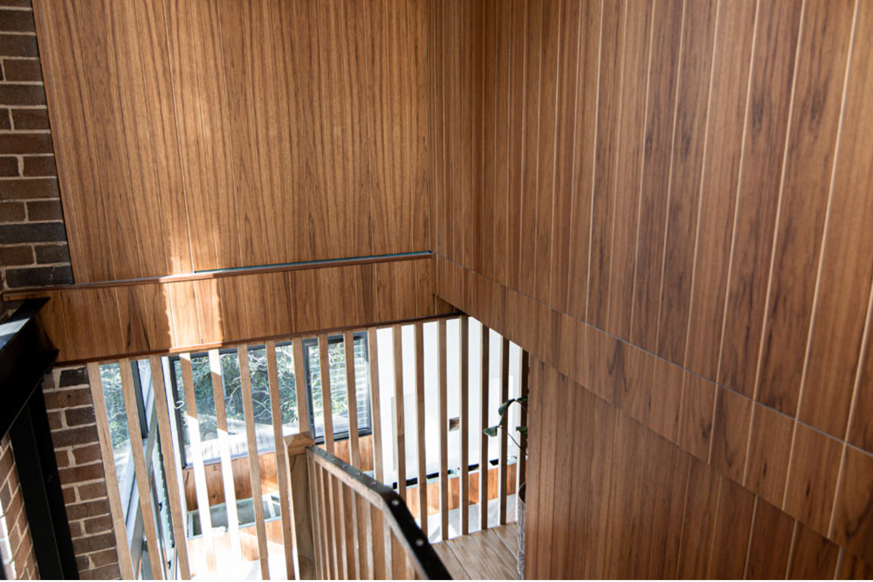 Touchwood Blackwood Veneer VJ Panelling on MDF Natural